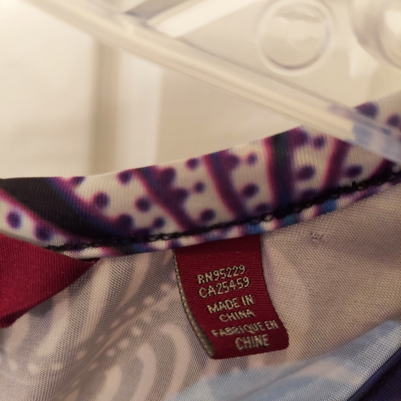 Ted Baker London Racerback Black Abstract Horse Circus Print Tank Top sz 3 US M - Picture 5 of 7